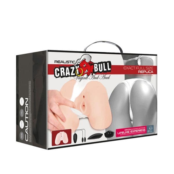 CRAZY BULL - REALISTIC VAGINA AND ANUS WITH VIBRATION POSITION 5 8